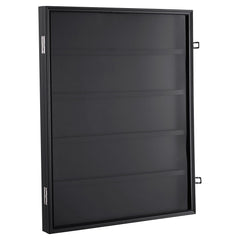 35 Graded Sports Card Display Case, 617 x 775 x 55 mm, Baseball Card Display Frame with 98% UV Protection Clear View PC Glass, Lockable Wall Cabinet for Football Basketball Hockey Trading Card