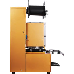 Fully Automatic Cup Sealing Machine, 500-650 Cups/H, Cup Sealer Machine for 190 mm Tall & 90/95 mm Cup, Electric Boba Tea Sealer with Digital Control LCD Panel for Bubble Milk Tea Coffee, Gold
