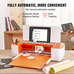 Vinyl Cutter Machine, Bluetooth Connectivity DIY Cutting Machine, Compatible with iOS, Android, Windows and Mac, Massive Designs Included, for Creating Customized Cards, Home Decor