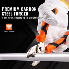 Pliers Set, 8-Piece, High Carbon Steel, 30.5cm/25.4cm/20.3cm Groove Joint Pliers, 20.3cm Linesman's Pliers, 15.2cm Slip Joint Pliers, 20.3cm Long Nose Pliers, 15.2cm Diagonal Cutter, 25.4cm Adjustable Wrench, and Tool Bag