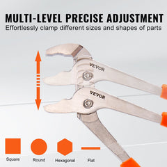 Pliers Set, 8-Piece, High Carbon Steel, 30.5cm/25.4cm/20.3cm Groove Joint Pliers, 20.3cm Linesman's Pliers, 15.2cm Slip Joint Pliers, 20.3cm Long Nose Pliers, 15.2cm Diagonal Cutter, 25.4cm Adjustable Wrench, and Tool Bag