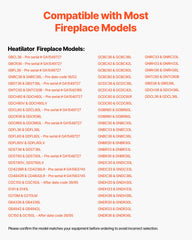 Gas Pilot Assembly, OE 4021-732, 25660 Fireplace Gas Pilot Assembly, Natural Gas Ignition Replacement with Pilot Tube, Thermocouple, Thermopile, Wires, Compatible with Heatilator Models