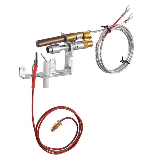Gas Pilot Assembly, OE 103779-01, PP231, NG8218 Fireplace Natural Gas Ignition Replacement, Compatible with CIVF-25, CIVF-25CF, VFH-33M, VFH-33R, VFH-33T, VFHS-20R, VFSR-16, VFSR-18 Models