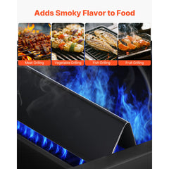 Flavorizer Bars, 39cm Grill Replacement Part, for Weber Spirit I & II 300 Series Grills, Including Spirit E-310, ll S-310, ll E-320, Porcelain-enameled Steel Thicker Heat Plate, 5 Pack