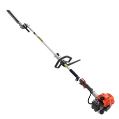 15.7-inch 26CC 2 Cycle Gas Hedge Trimmer, Gas Powered Pole Hedge Trimmer with Dual Sided Dual Action Blade, Adjustable Trimmer Head, Suitable for Trimming Shrubs, Bushes