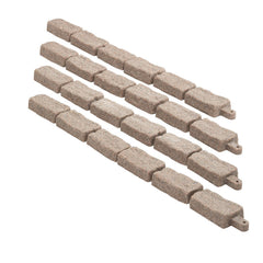 Faux Stone Landscape Edging 1180 x 95 x 57 mm Garden Lawn Edging for Walkway Brown