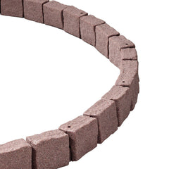 Fake Stone Landscape Edging1190 x 100 x 155mm Lawn Edging Fade-Resistant Brown