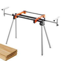 Miter Saw Stand 300lbs Load Capacity Steel Collapsible Stand for Miter Saw