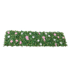Artificial Luxury Flower Wall Backdrop, 2 PCS, Each Panel 61 x 243.8 cm, Gorgeous 3D Silk Floral Backdrop Pet Friendly, Easy Installation Flower Wall Panel for Wedding, Event, Party, Home Decor