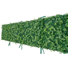 Artificial Plant Wall, 4 PCS 61 x 243.8 cm Artificial Boxwood Panels, Sun Protection Greenery Backdrop Privacy Hedge Fence, Fake Grass Screen for Wedding, Indoor, Outdoor Garden, Backyard