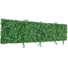 Artificial Plant Wall, 4 PCS 61 x 243.8 cm Artificial Boxwood Panels, Sun Protection Greenery Backdrop Privacy Hedge Fence, Fake Grass Screen for Wedding, Indoor, Outdoor Garden, Backyard