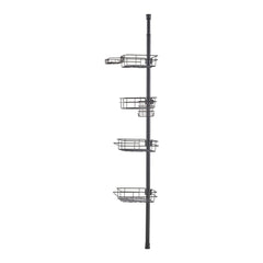 42" to 114" High Shower Corner Caddy Tension Pole Rust-Proof Tension Pole