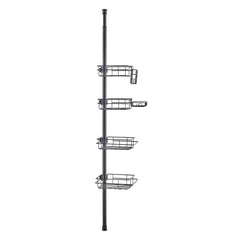 42" to 114" High Shower Corner Caddy Tension Pole Rust-Proof Tension Pole