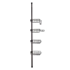 42" to 114" High Shower Corner Caddy Tension Pole Rust-Proof Tension Pole