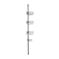 39" to 125" High Shower Corner Caddy Tension Pole Rust-Proof Tension Pole