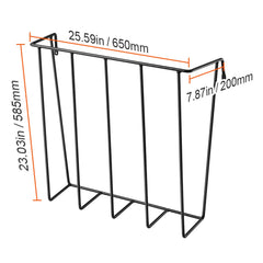 Livestock Hay Feeder 2 Packs 24 Gallons Wall Mounted Goat Hay Rack