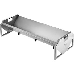 Livestock Feeding Trough, 22 Gallon Capacity, 45" Hay Feeder, Heavy Duty Steel Livestock Trough, Galvanized Steel Sheep Feeder Trough Feeding up to 10 Goats for Horse Sheep Hog Farm Sheds Pen