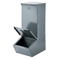 Hog Feeder 2.2 Bushel Metal Double Door Pig Feeder Feeding up to 5 Hogs