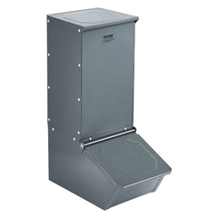 Hog Feeder 2.2 Bushel Metal Double Door Pig Feeder Feeding up to 5 Hogs