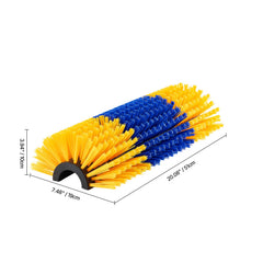 Livestock Scratching Brush, 6 Pcs Horse Brush with 12 Screws, 20 x 7.5 in Cow Scratcher, for Back Itch Relief & Keep Cleaning, Grooming & Scratching Post Brush for Horse, Pig, Cattle Supplies