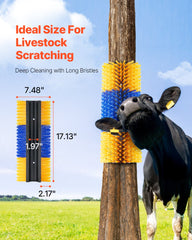 Livestock Scratching Brush 3Pcs Itch Relief Horse Scratcher Brush 17.1 in