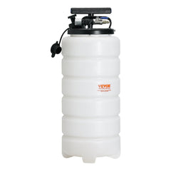 Fluid Extractor, 15 Liters Capacity, Pneumatic/Manual Oil Changer Vacuum Fluid Extractor with Dipstick and Liquid Suction Hose, Oil Extractor Change Pump for Automotive Fluids Vacuum Evacuation