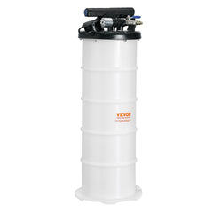 Fluid Extractor, 6.5 Liters Capacity, Pneumatic/Manual Oil Changer Vacuum Fluid Extractor with Dipstick and Liquid Suction Hose, Oil Extractor Change Pump for Automotive Fluids Vacuum Evacuation