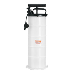 Fluid Extractor, 6.5 Liters Capacity, Manual Hand-Operated Oil Changer Vacuum Fluid Extractor with Dipstick and Suction Hose, Oil Extractor Change Pump for Automotive Fluids Vacuum Evacuation