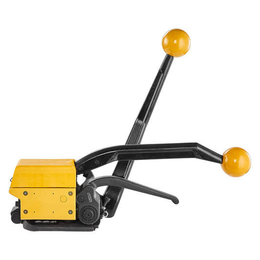 VEVOR Steel Strapping Tool for 13-19 mm Width, 3-in-1 (Tensioner, Crimper, Cutter) Manual Belt Packaging Banding Machine Packaging Metal Steel Strapping Banding Tool Machine for Stainless Steel Strap