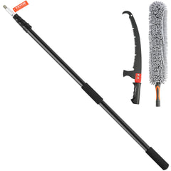 Manual Pole Saw Extendable Tree Pruner 1.5 m-6.1 m Aluminum Alloy Pole