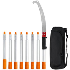 Manual Pole Saw Extendable Tree Pruner 1.4 m-3 m Aluminum Alloy Pole