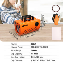 Mug Heat Press, 30oz Tumbler Heat Press Machine, Sublimation Transfer 11-15oz 16-25oz 30oz Straight Skinny Tumblers, Cup Heat Press with Heat-resist Gloves & Tape, DIY Ceramic Mugs Cups Glasses