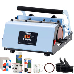 Tumbler Heat Press Machine 11-30oz Mug Press Sublimation Tumblers Blue