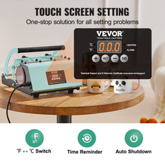 Tumbler Heat Press Machine 11-30oz Mug Press Sublimation Tumblers Green