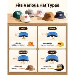Hat Heat Press Cap Heat Press Machine 4 Heating Pads Sublimation Transfer