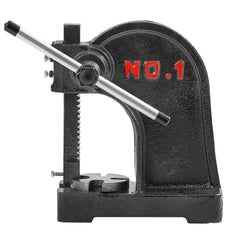 Arbor Press, 1 Ton Manual Arbor Press, 5.9" Maximum Height, Cast Iron Heavy-duty Manual Desktop Arbor Press, Precision Hand Press for Stamping, Bending, Stretching, Forming