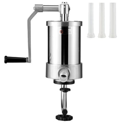 Sausage Stuffer 2.5LBS/1.5L Capacity Homemade Sausage Maker Stainless Steel