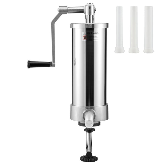 Sausage Stuffer 5LBS/3L Capacity Homemade Sausage Maker Stainless Steel