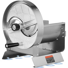 Manual Vegetable Fruit Slicer, 0-0.5"/0-12mm Thickness Adjustable Commercial Slicer Machine, Stainless Steel Food Cutter Slicing Machine with 2 Spare Blades, for Potato, Cucumber, Lemon, Tomato