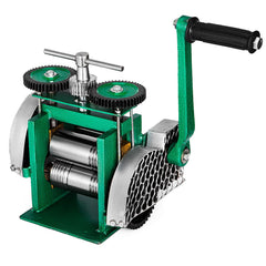 Combination Rolling Mill Machine Roller Width: 120 mm, Roller Diameter: 55 mm Rolling Mill Jewellery 85mm Roller Width Flat Rolling Manual Jewelry Press Tabletting Tool Jewelry DIY Tools