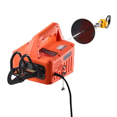 3-in-1 Electric Hoist Winch, 500 kg Capacity, 1500W Portable Electric Power Winch, 7.6 m Lifting Height, 5 m/min with Manual, Wired & Wireless Remote Control for Factory, Warehouss, Garage