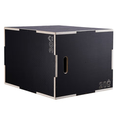 3 in 1 Plyometric Jump Box, 30/24/20 Inch Wooden Plyo Box, Platform & Jumping Agility Box, Anti-Slip Fitness Exercise Step Up Box for Home Gym Training, Conditioning Strength Training, Black