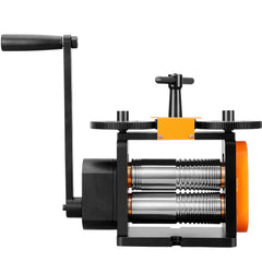 Rolling Mill, 2.24"/57 mm Jewelry Rolling Mill Machine, 1: 2 Gear Ratio, 3-in-1 Multi-function Rolling Mill, 0-5.5 mm Press Thickness for Metal Jewelry Making Sheet Square Wire Elliptical
