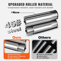 Rolling Mill, 2.95"/75 mm Jewelry Rolling Mill Machine, 1: 2 Gear Ratio, 3-in-1 Multi-function Rolling Mill, 0.03-6.5mm Press Thickness for Metal Jewelry Making Sheet Square Wire Semicircle