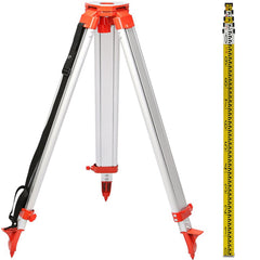 Super Combination 1.65m Aluminum Tripod + 5m Staff For Rotary Laser Leveltop