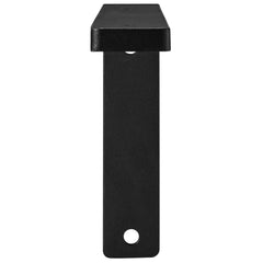 Shelf Bracket, 41 x 15.5 cm 4 Pcs, Heavy Duty Floating Shelf Brackets, Brackets for Shelves, 10mm Thick Matte Black L Shelf Bracket,Steel Shelving Brackets with 72.6 kg Load Capacity