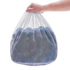 Pool Filter Balls for Sand Filter, 1.83 kg, Filter Balls Replace Pool Filter Sand, Reusable Blue Polyester Fiber Filter Media with Wash Bag, for Swimming Pool Aquarium Tank Above Ground Pool
