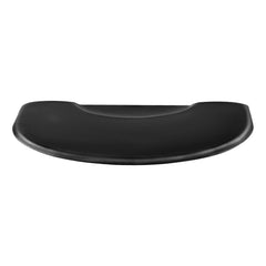 Salon Mat for Hair Stylist, 1220 x 930 mm Semi-circle Salon Chair Mat, 25mm Thickened Anti Fatigue Barber Shop Floor Mat with Round Cut Out, Easy-to-Clean PVC Surface & Anti-Trip Beveled Edges