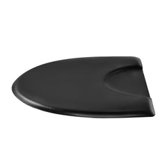 Salon Mat for Hair Stylist, 1220 x 930 mm Semi-circle Salon Chair Mat, 25mm Thickened Anti Fatigue Barber Shop Floor Mat with Round Cut Out, Easy-to-Clean PVC Surface & Anti-Trip Beveled Edges