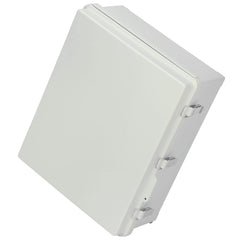 Outdoor Electrical Junction Box, 530 x 430 x 200 mm, ABS Plastic Electrical Enclosure Box with Hinged Cover Stainless Steel Latch, IP67 Dustproof Waterproof for Outdoor Electrical Projects, 21 x 17 x 8 inch